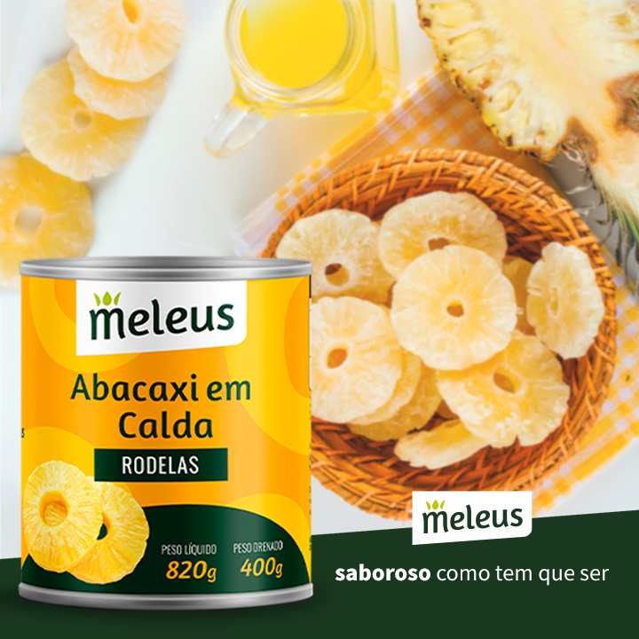 Lançamento: Abacaxi em caldas Meleus