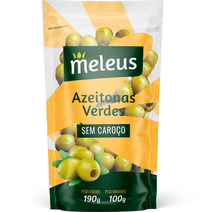 AZEITONA POUCH VDE MELEUS S/CAROÇO 100GR