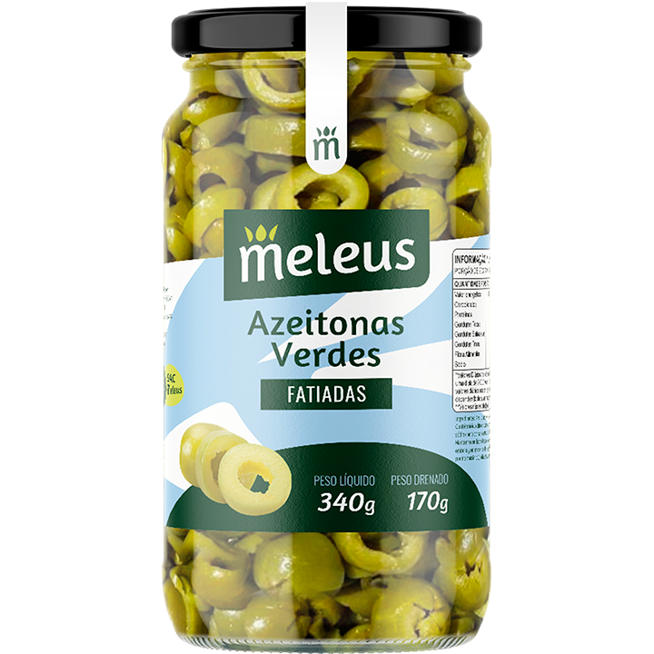 AZEITONA VDE MELEUS FATIADA 170GR